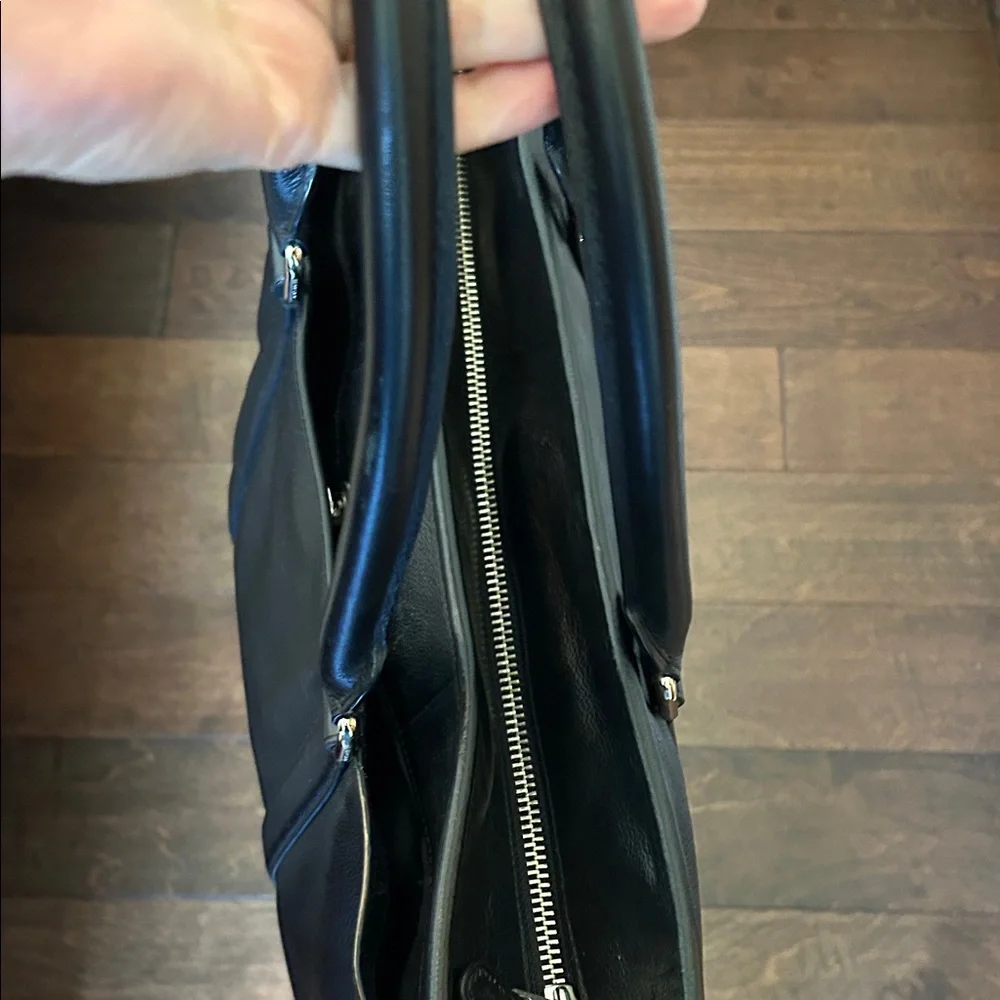 Coach Black Leather Briefcase - Picture 7 of 16